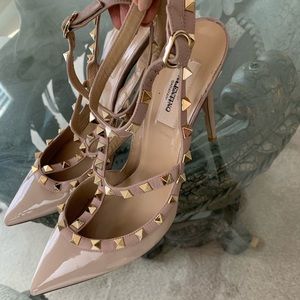 Valentino Rockstud T Strap Pump